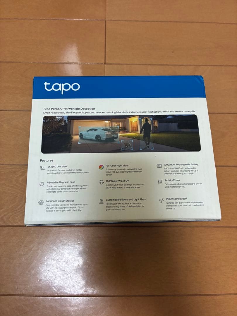 TP-Link Tapo マグネット WiFi 防犯カメラ　【SDカードセット】