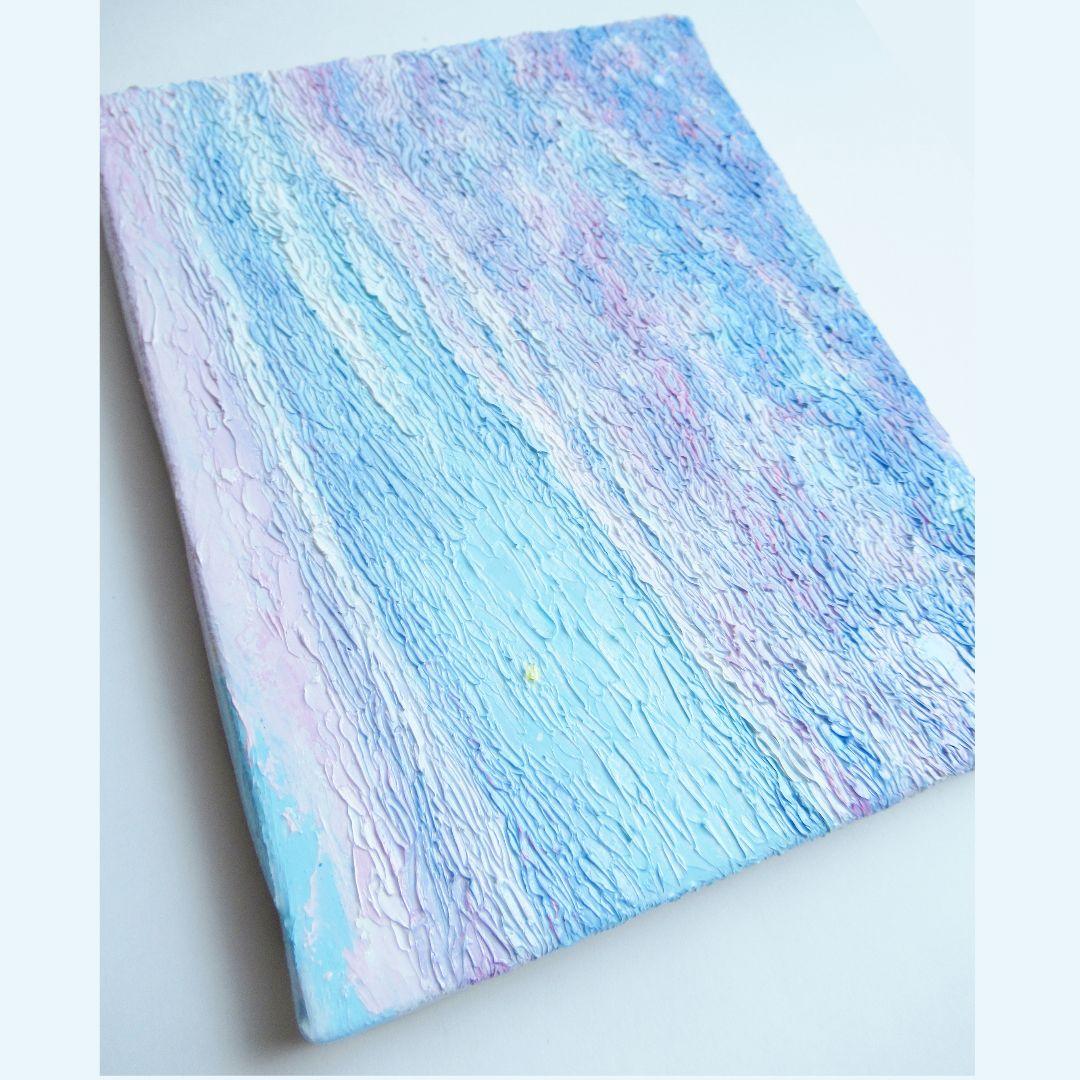 ［匿名で配送］ 一点もの 空 星 油絵 油彩 絵