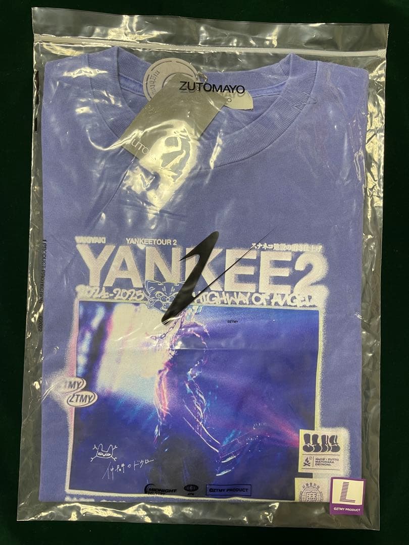 ミュージシャン YAKIYAKI YANKEE TOUR2 Tee (Steel Blue) L