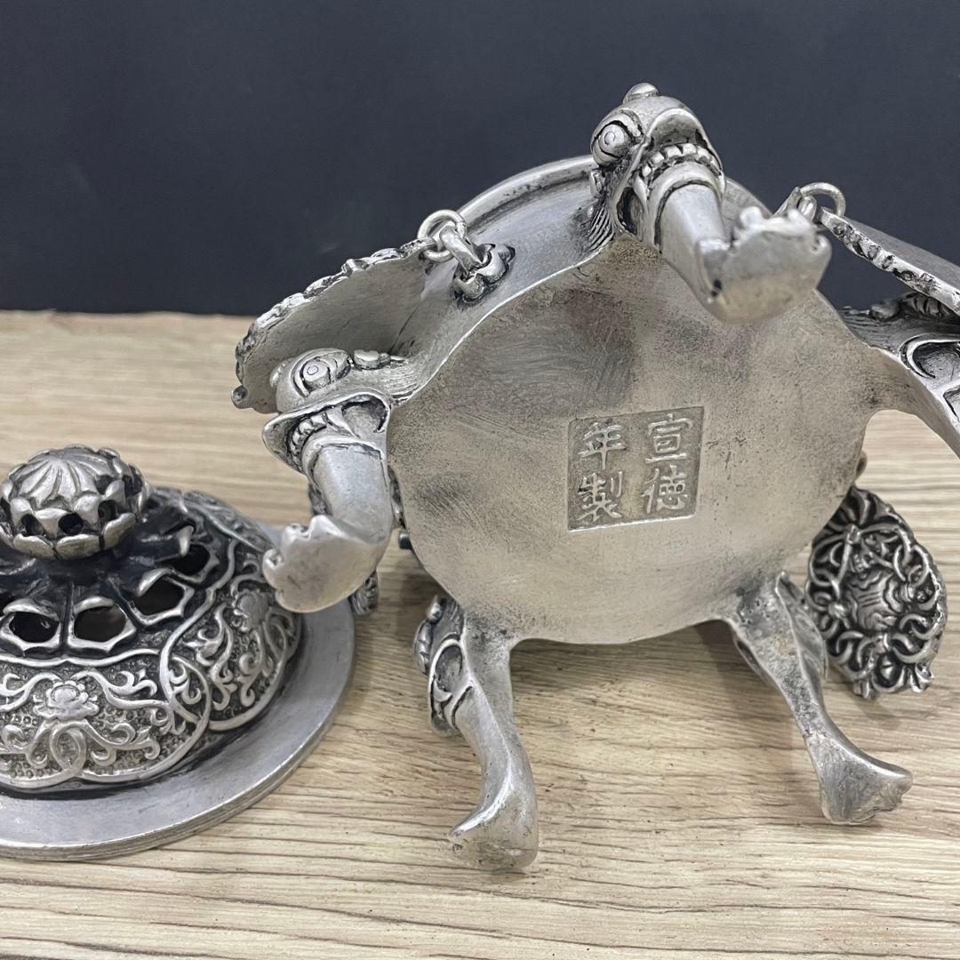 銅器 香炉 青蓮帝王薫香炉 香道具 装飾品 工芸品 置物