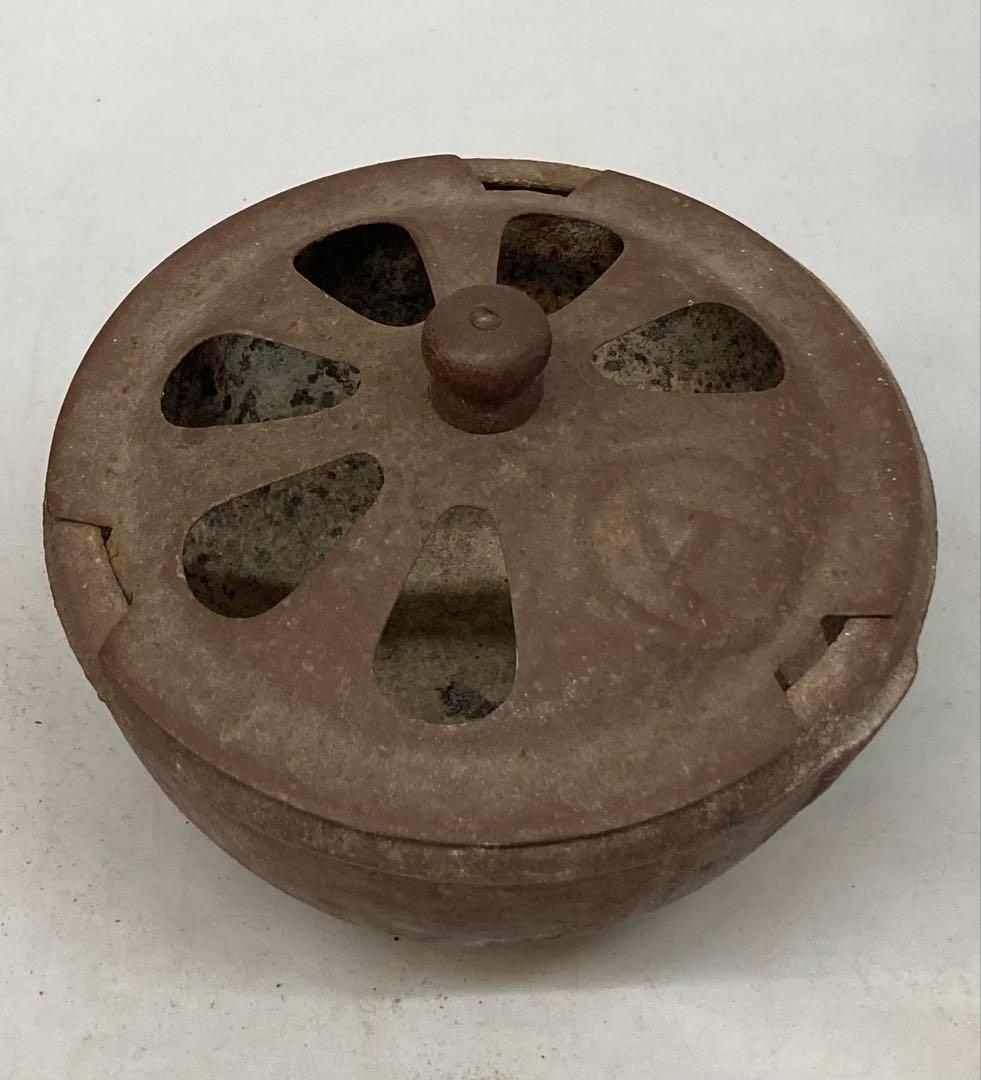 B315s 六角形回転安全炬燵　大正昭和レトロ　アンティック　中金具は鉄製