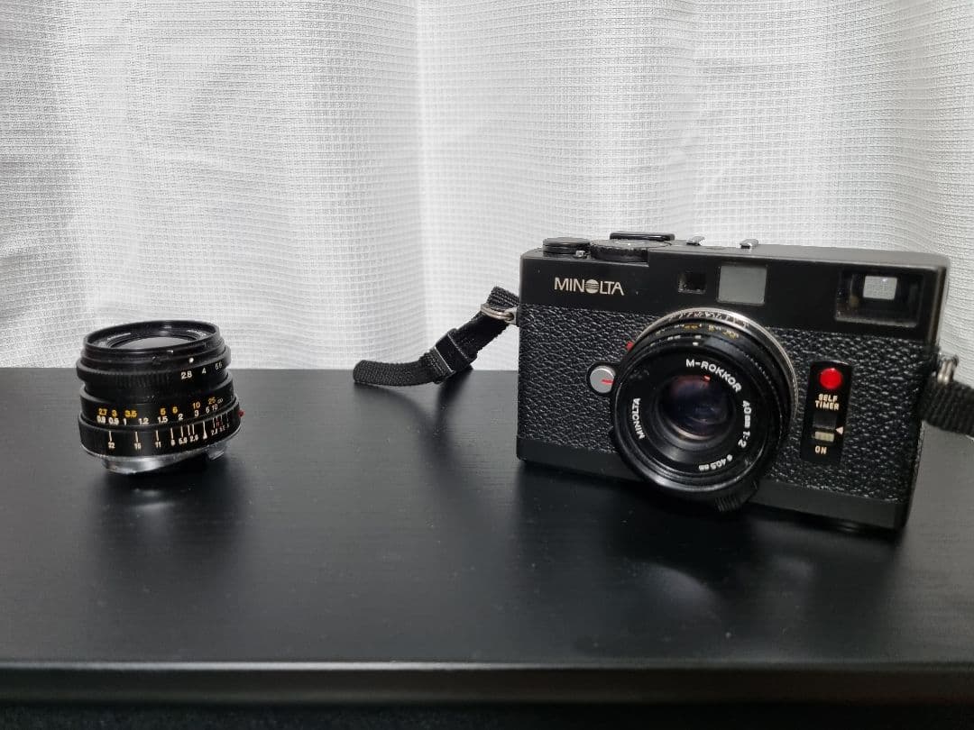 ミノルタ CLE フィルムカメラ、レンズセット