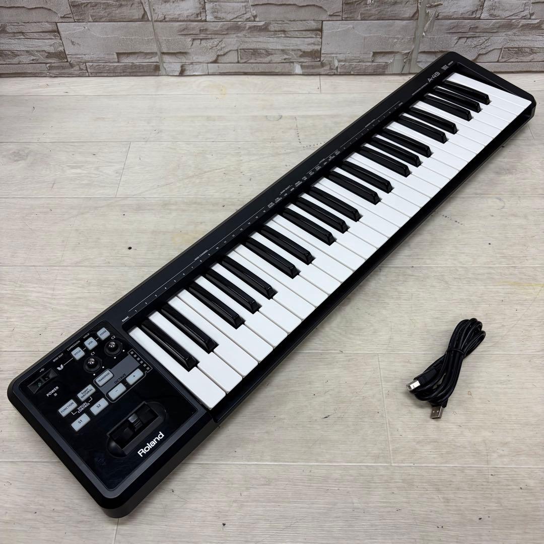 Roland ローランド 49鍵盤 USB MIDIキーボード A-49 ④