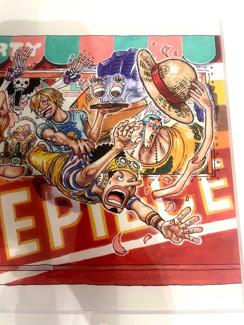 ワンピース　ONE PIECE 額装高精細複製原画　日本生命　当選　再出品