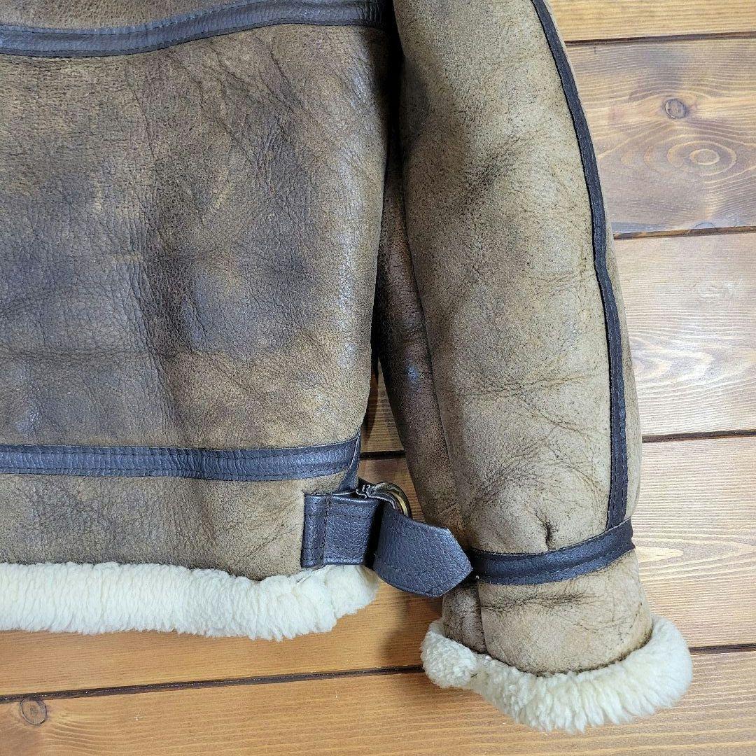 USA製 インシグニアレザー ムートンジャケット B-3 サイズ40