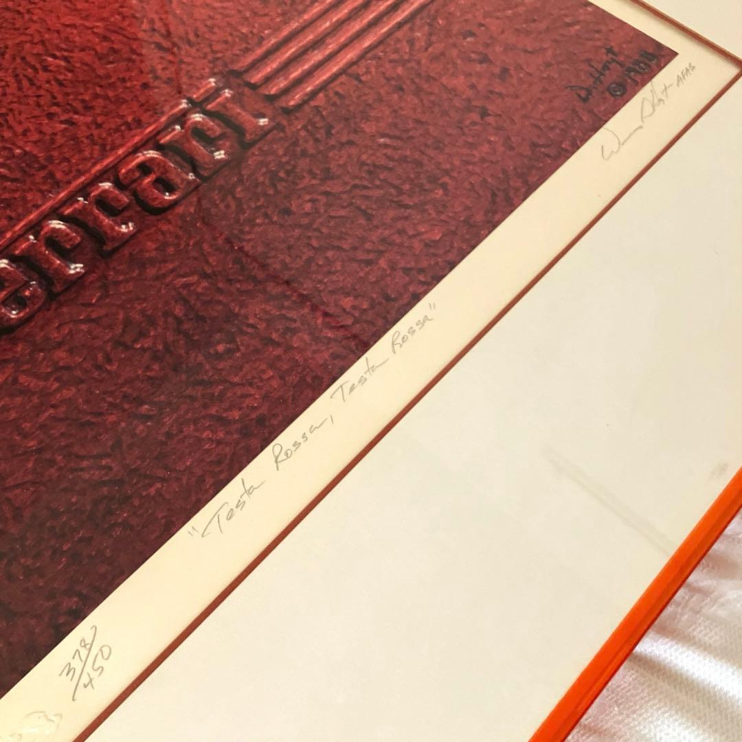 フェラーリ２５０テスタロッサ版画世界限定４５０／３７８