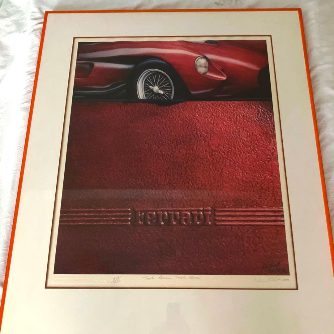 フェラーリ２５０テスタロッサ版画世界限定４５０／３７８