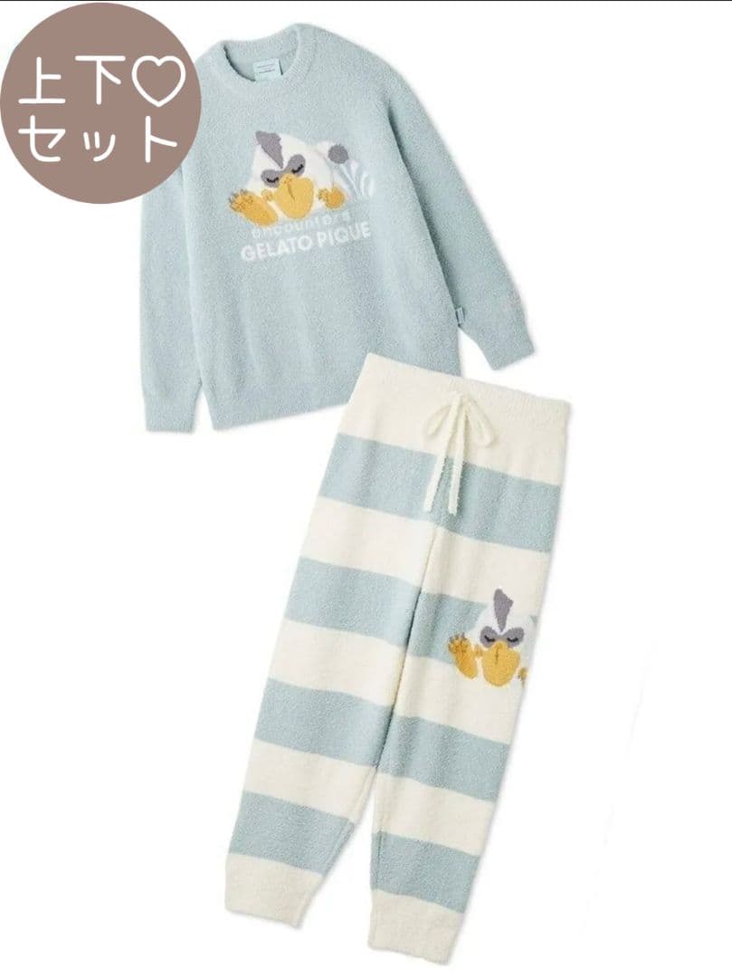 ジェラートピケ×ドラクエ ももんじゃプルオーバー+ロングパンツ