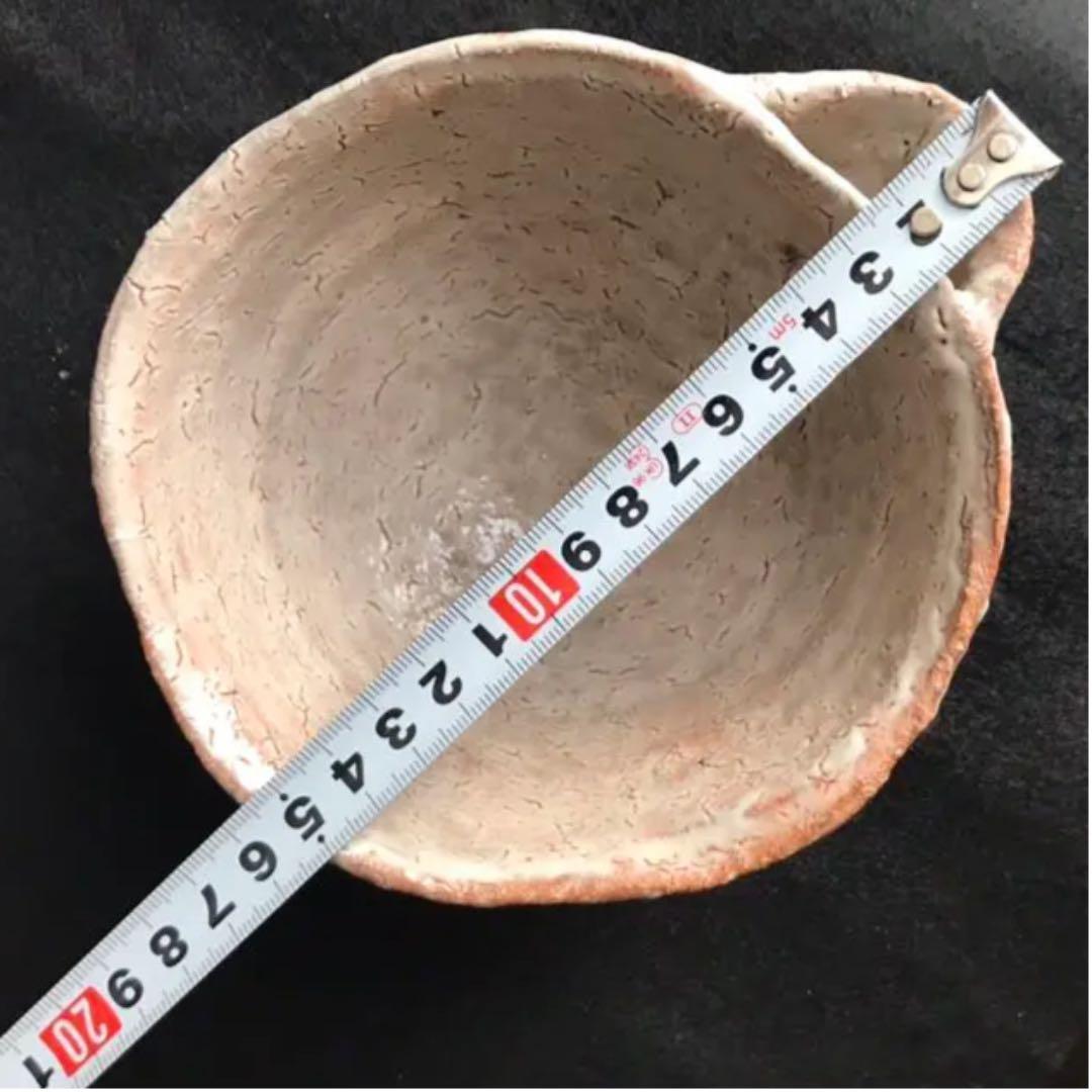 片口抹茶碗　萩焼　吉田萩苑　作