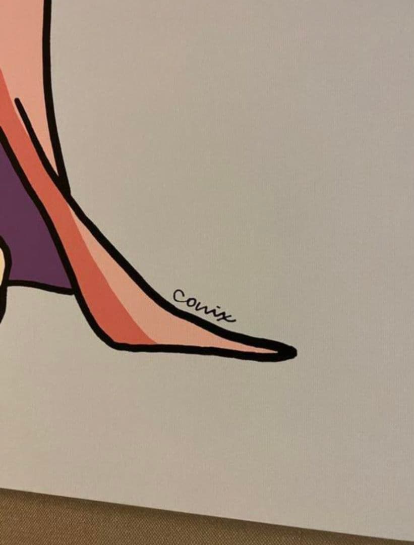 正規品 conix コニックス京都藤井大丸個展ペイント版画
