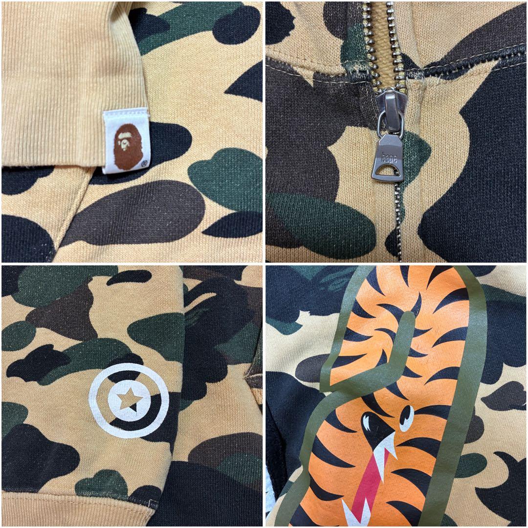 A BATHING APE エイプ 1ST CAMO シャークパーカー