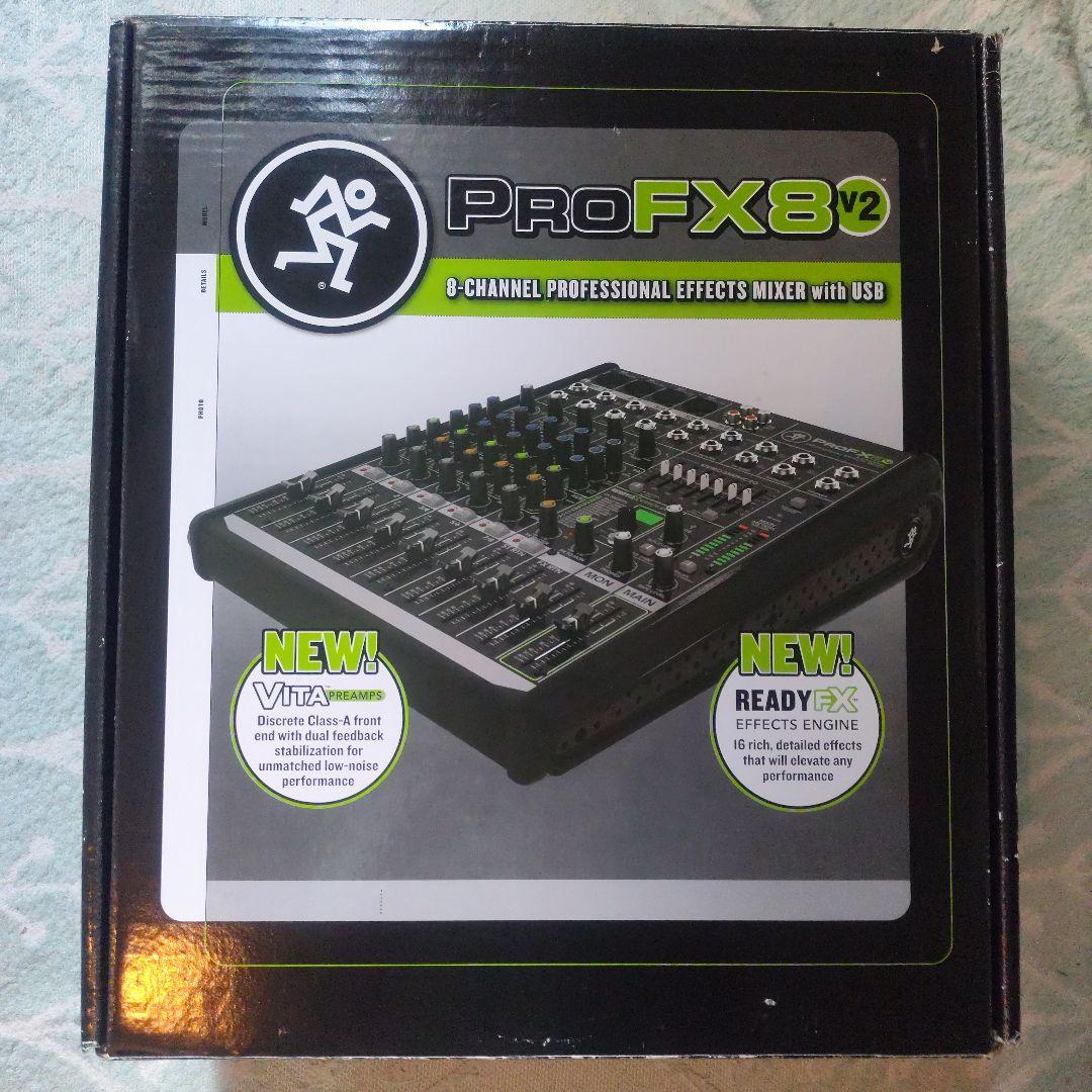 マッキー　ProFX8v2 8チャンネルミキサー USB接続