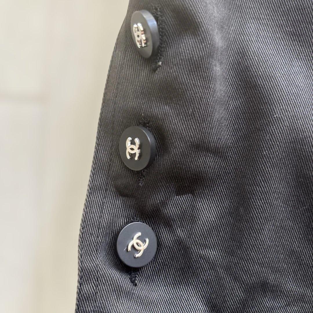 シャネル ロゴボタン タイトスカート