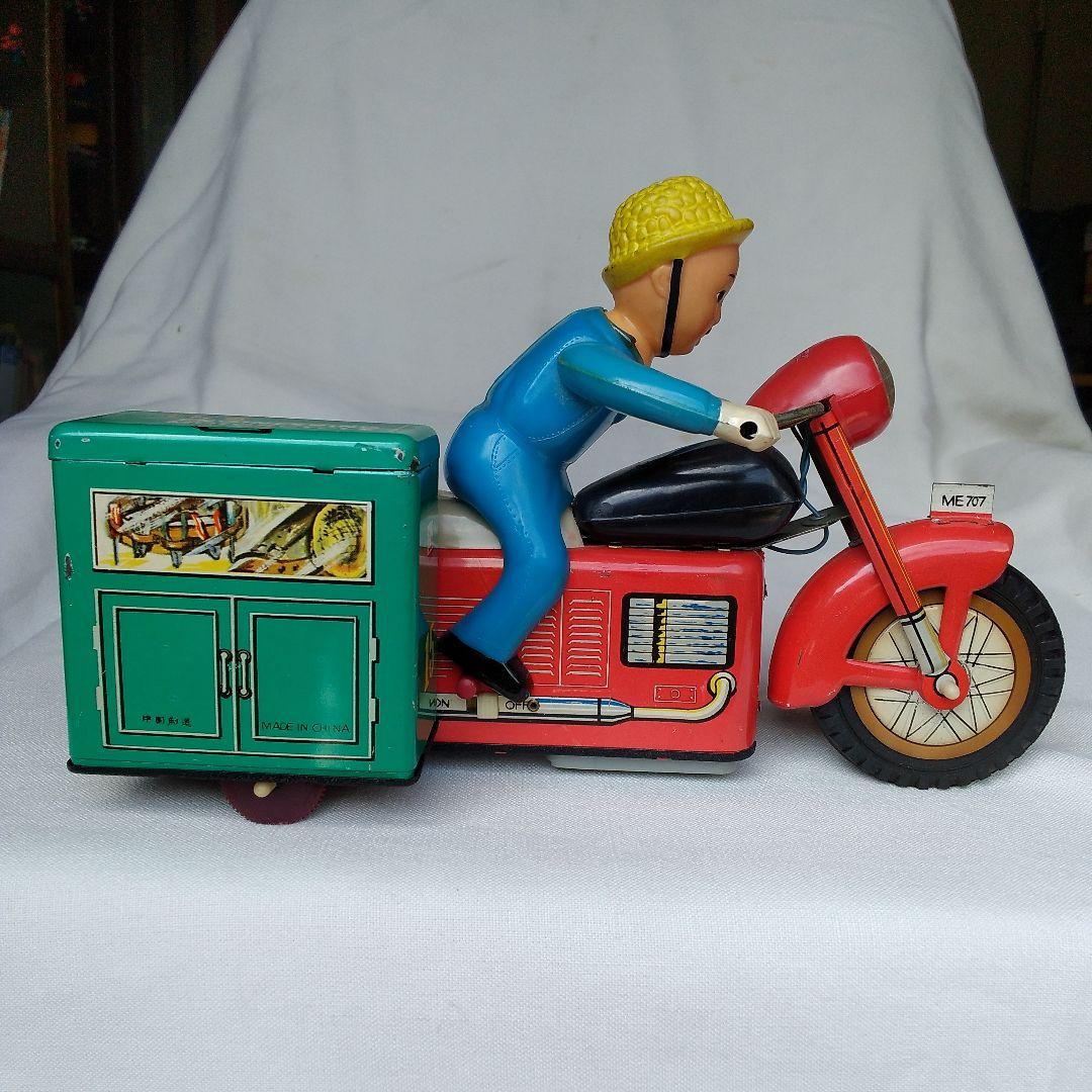 中国製 ビンテージ ブリキ バイク オートバイ レトロ アンティーク