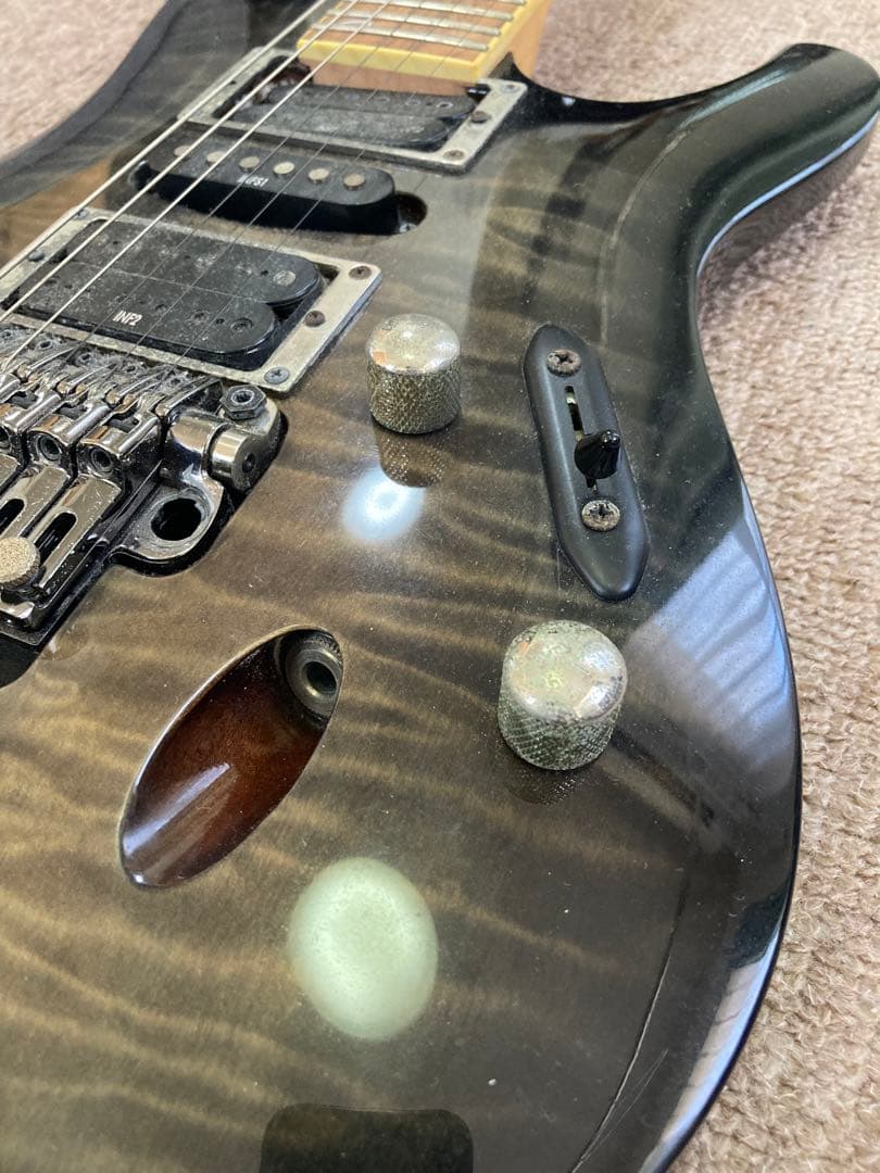 Ibanez S570DXQM エレキギター　ソフトケース付き