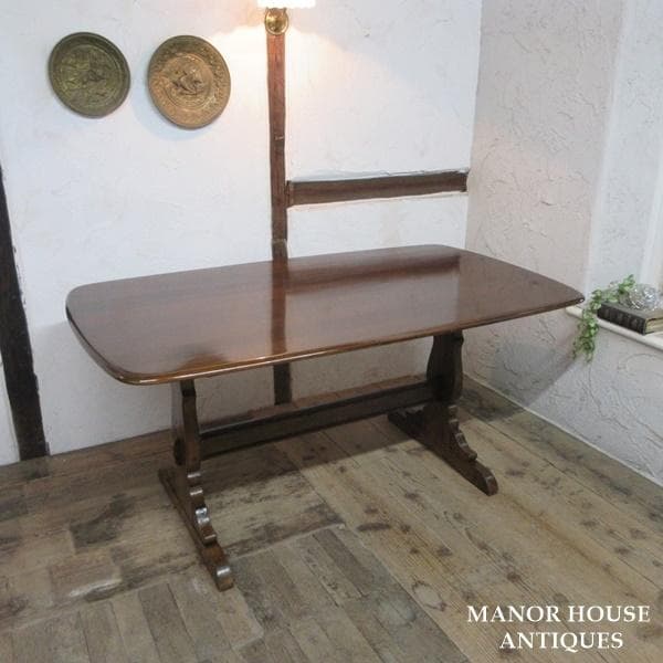 イギリス アンティーク 家具 ダイニングテーブル リフェクトリー 6000e