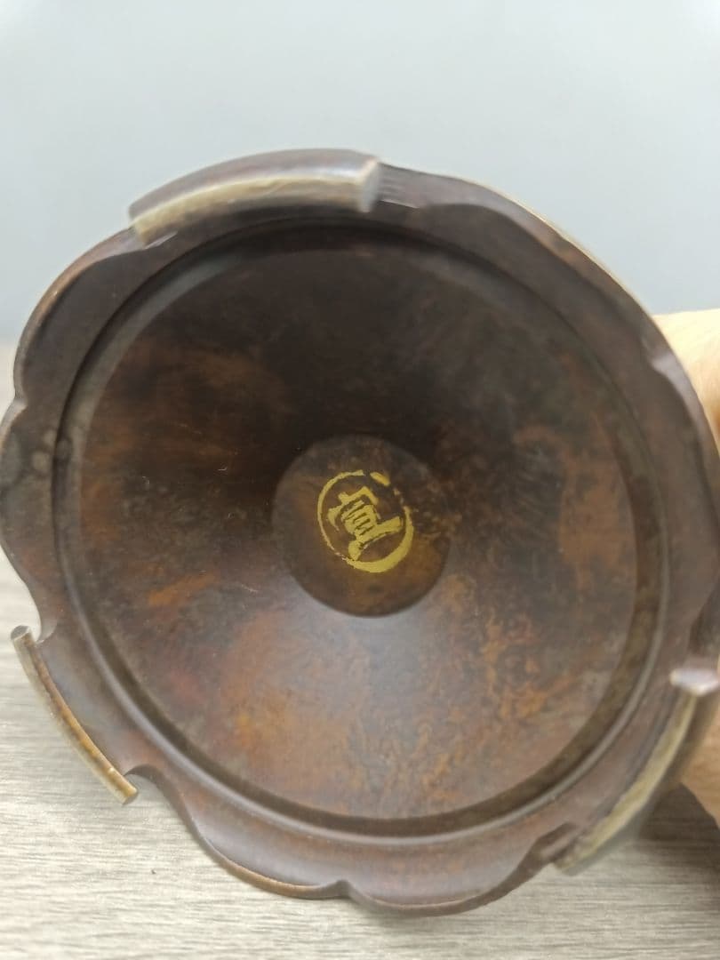 銅 細工 龍鳳宮灯香炉 檀香盤 室内 茶道 香道具 工芸品 置物