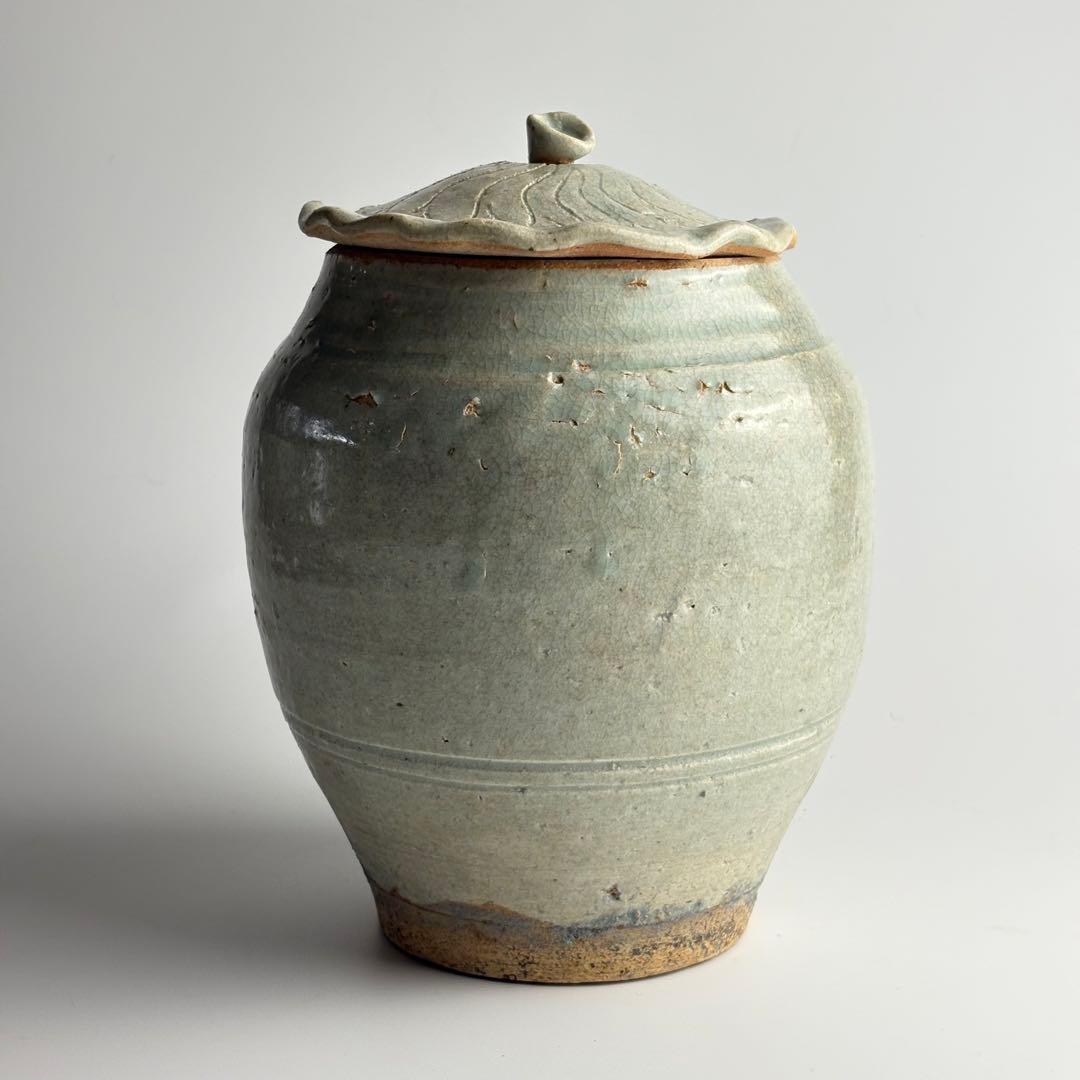 宋胡録 水指 茶道具 壷