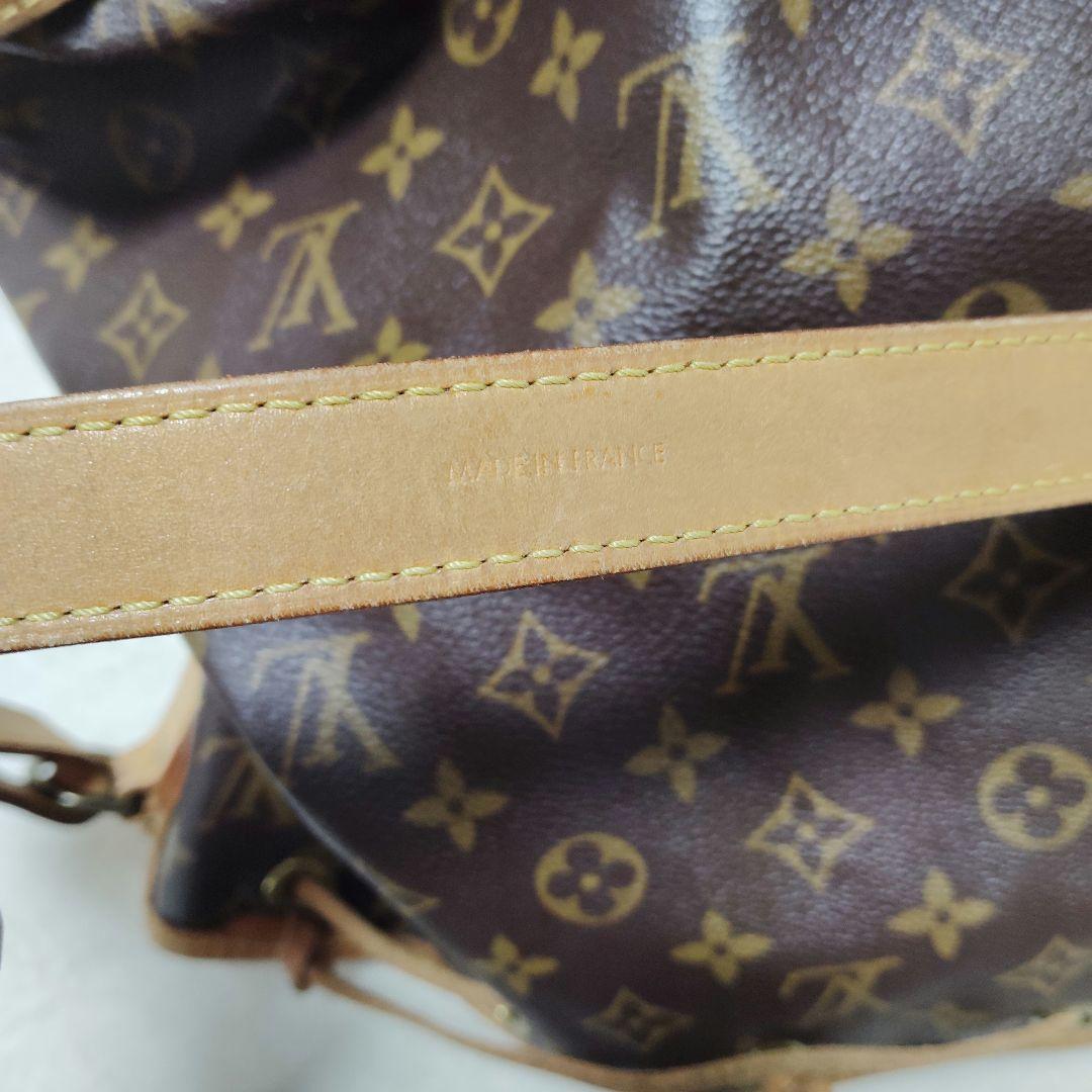 ルイヴィトン　ノエ　ショルダーバッグ　モノグラム　巾着型　M42224　ブラウン