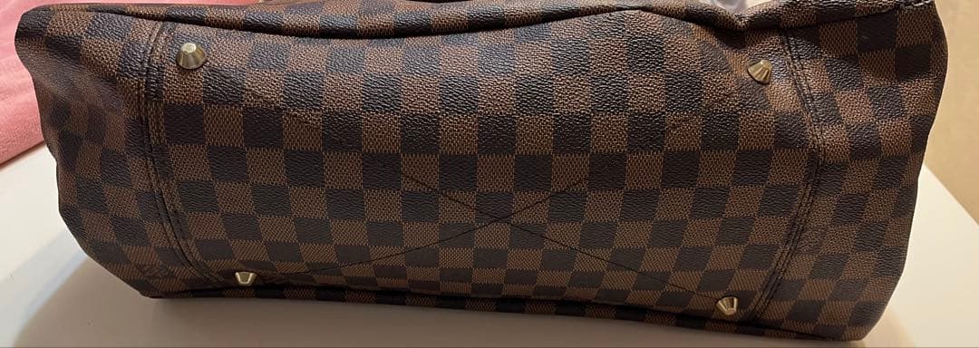 ハンドバッグ 大 ブラウン ポーチ3点セット