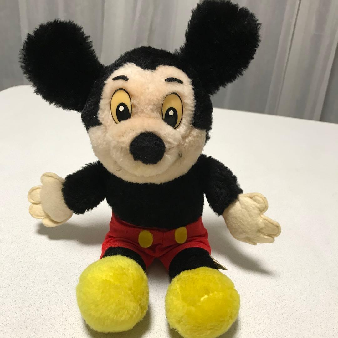 ミッキーマウスぬいぐるみレトロ