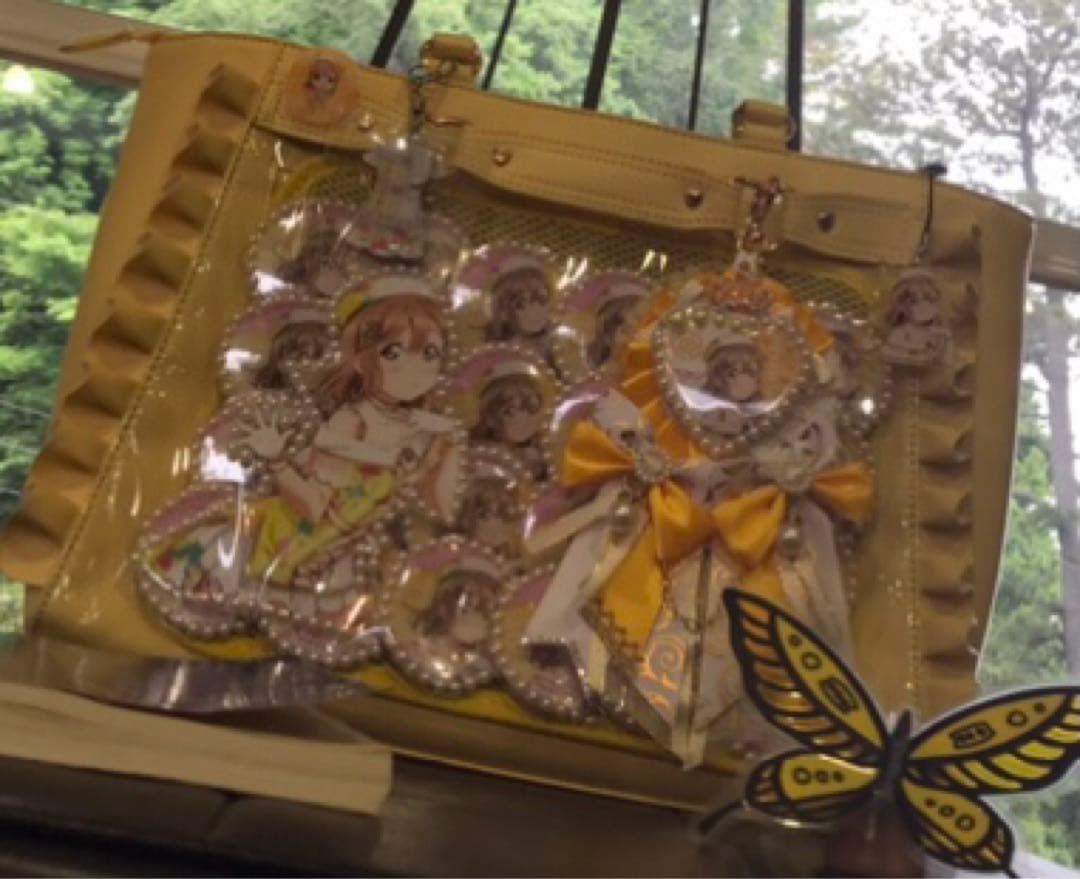 Aqours 国木田花丸 痛バッグ アメトラ ユニット 缶バッジ