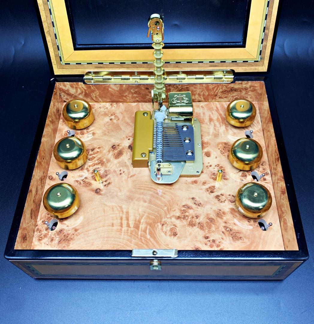 ミスタークリスマス 6ベル オルゴール ディスク 16枚 最高級 レア 動画あり