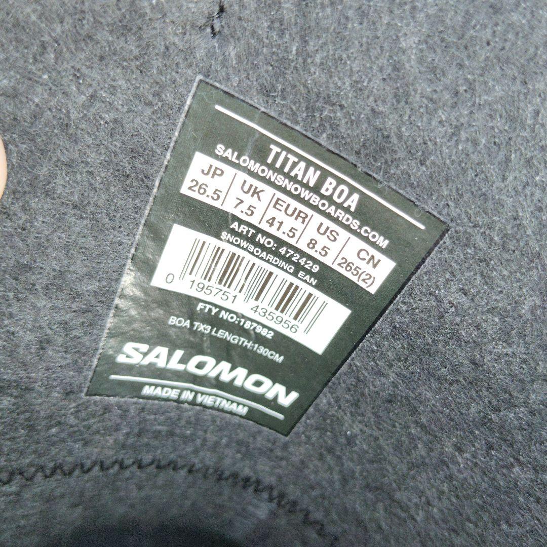 スノーボード SALOMON titan boa 26.5cm