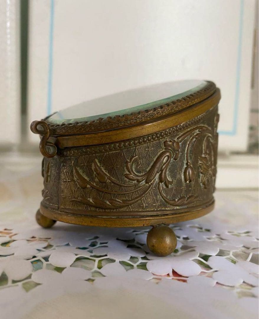 フランス1930sアンティークジュエリーケース