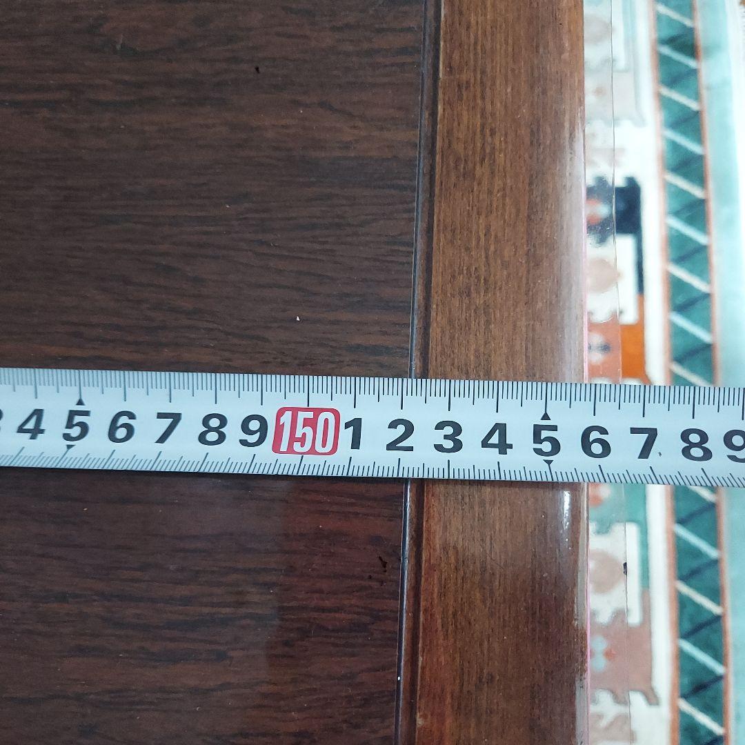 木製長方形ダイニングテーブル　　飛騨産業　キツツキマーク　W156cm