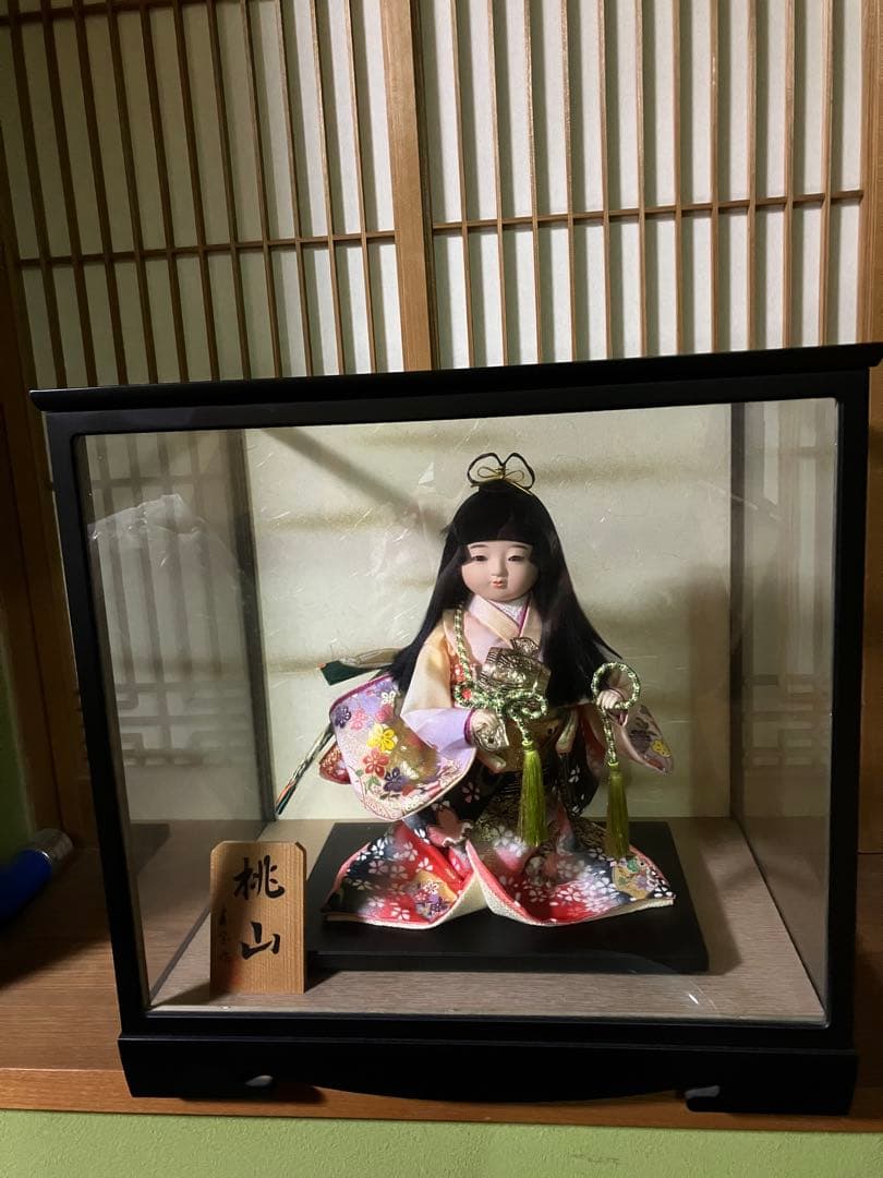 【処分特別価格】寿宝作　日本人形　ケース入り　送料無料　女の子　寿　お祝い