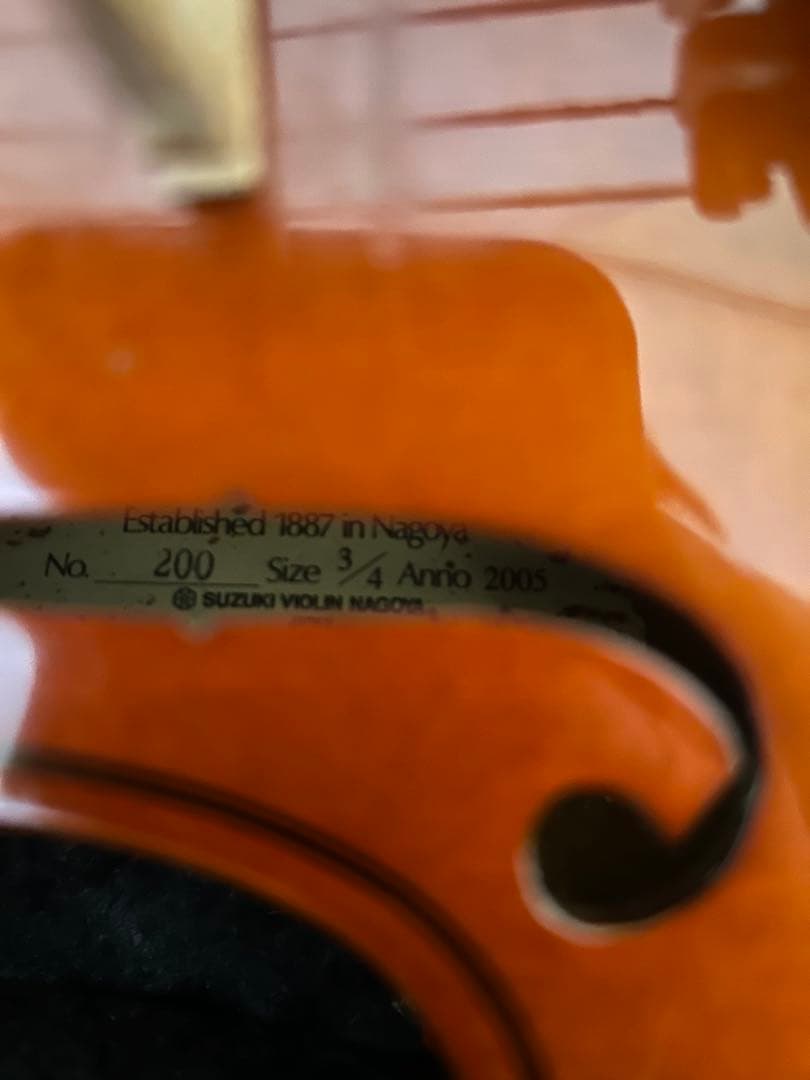 値下げ！ Suzuki No. 200 バイオリン 3/4 ケース付き