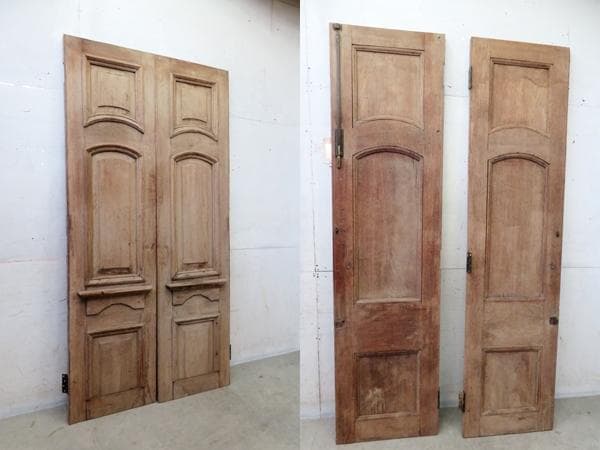 フランスアンティーク■オーク材■両開きドア■ダブルドア■観音開き■建具