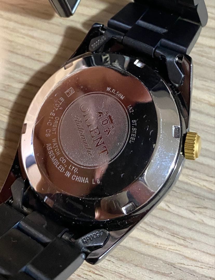 D*D様 レア　ORIENT オリエント 自動巻き腕時計 ブラック