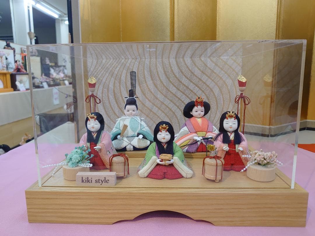 ●木目込み人形　●三人官女　●新品