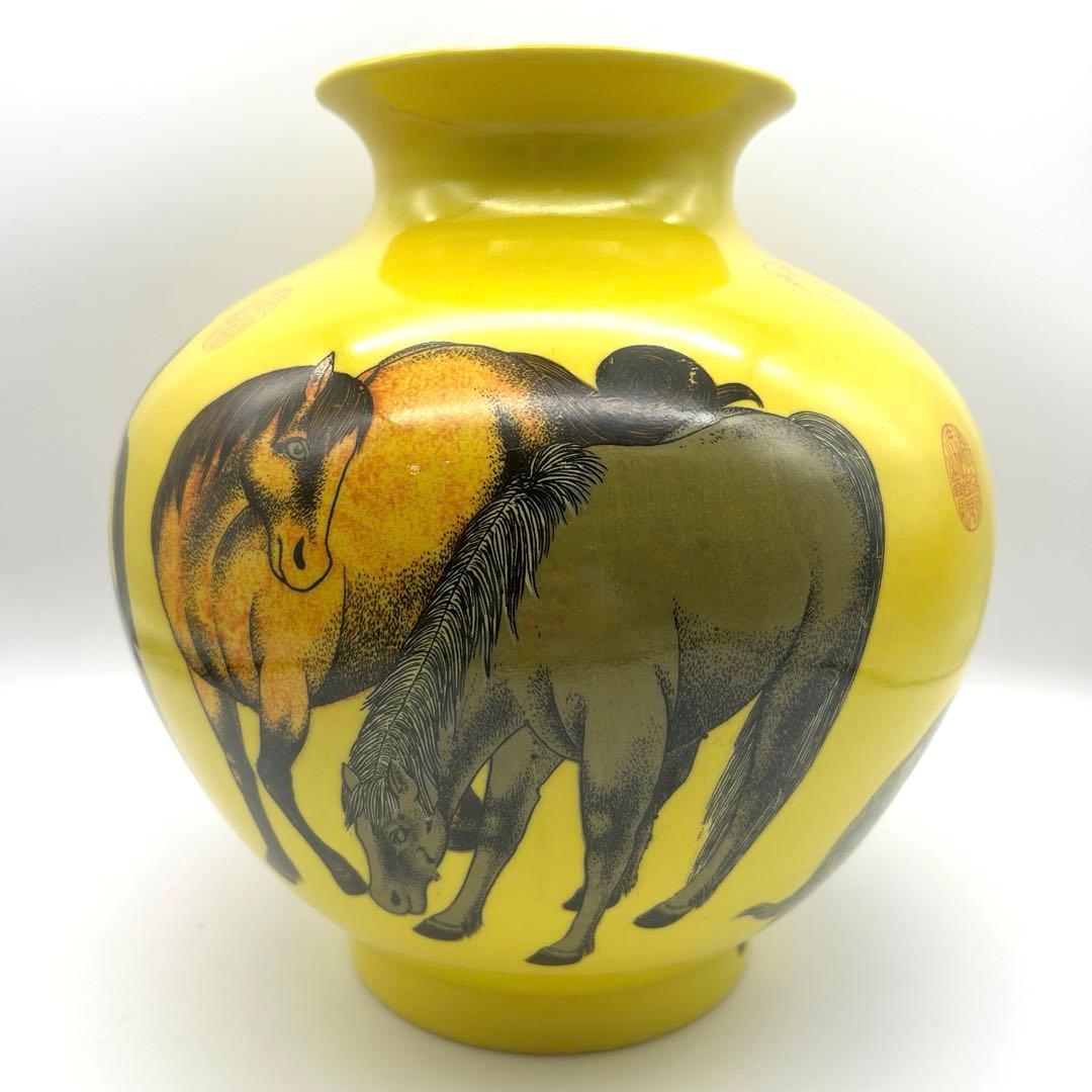 中国美術 骨董　壺　花瓶　郎世寧 中国工芸品