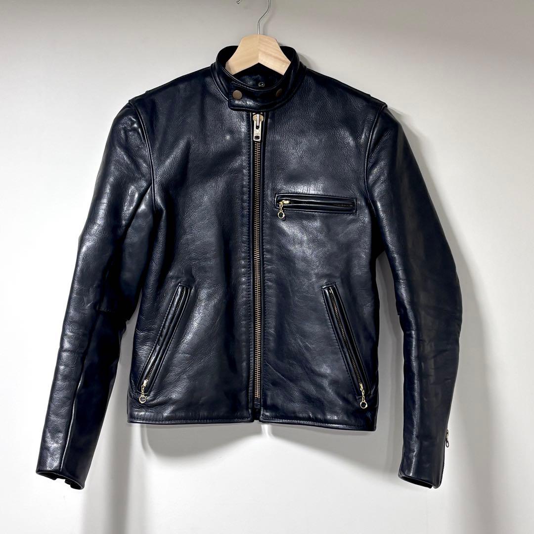 VANSON バンソン シングルライダース レザージャケット TYPE B 34