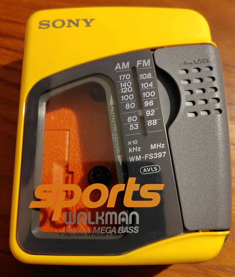 ポータブルプレーヤー SONY SPORTS WALKMAN WM-FS397