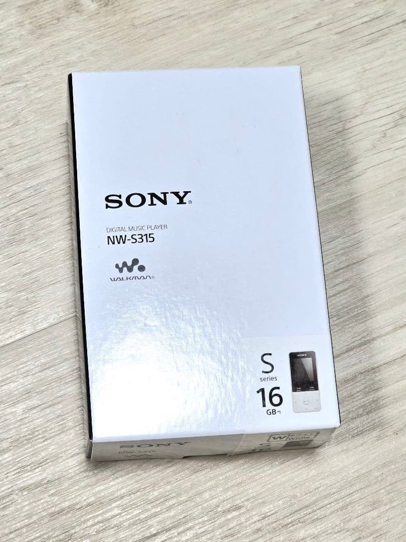 SONYソニーウォークマンNW-S315Lホワイト　16GB新品 保証8年11月