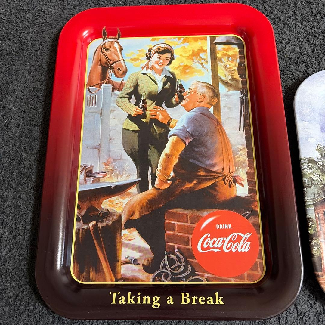 Coca-Cola トレイセット 2枚