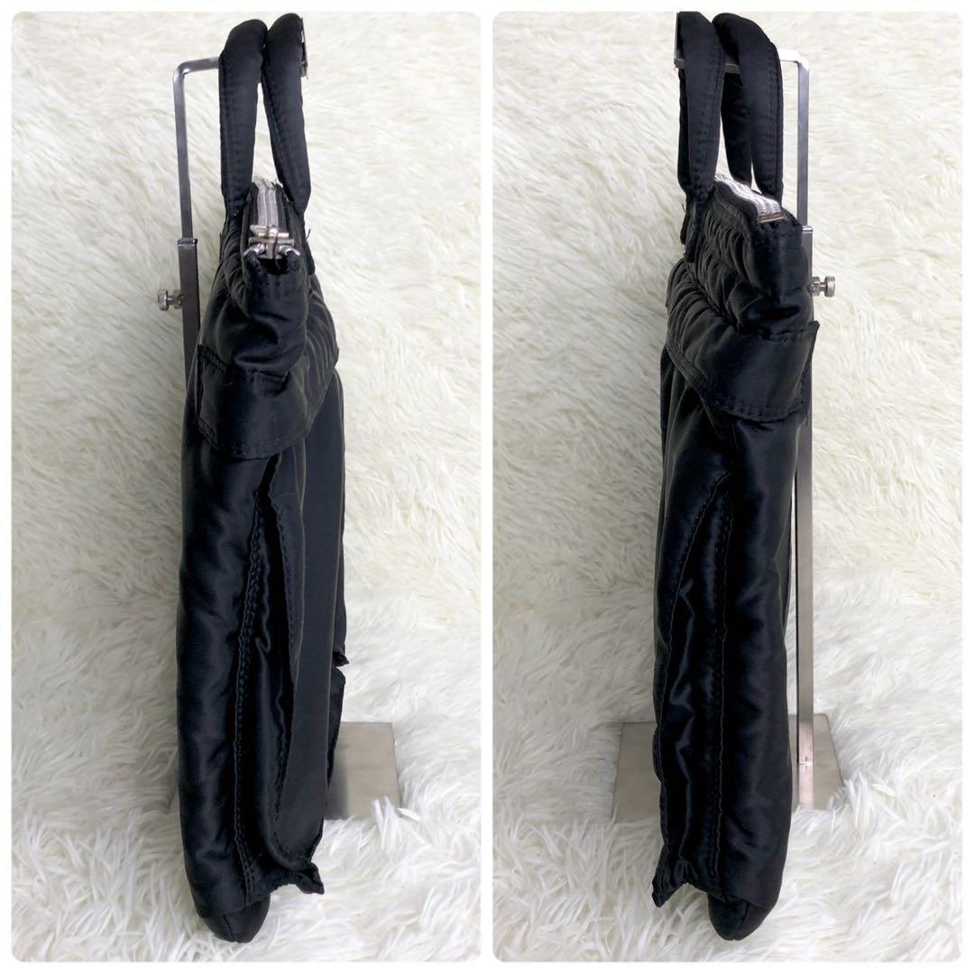 【美品】PORTER ポーター タンカー ブラック ショートヘルメット A4