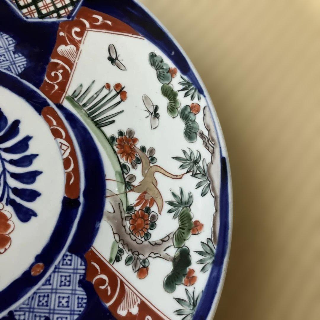 有田焼き　日本伝統陶器の大皿　直径約40cm アンティーク