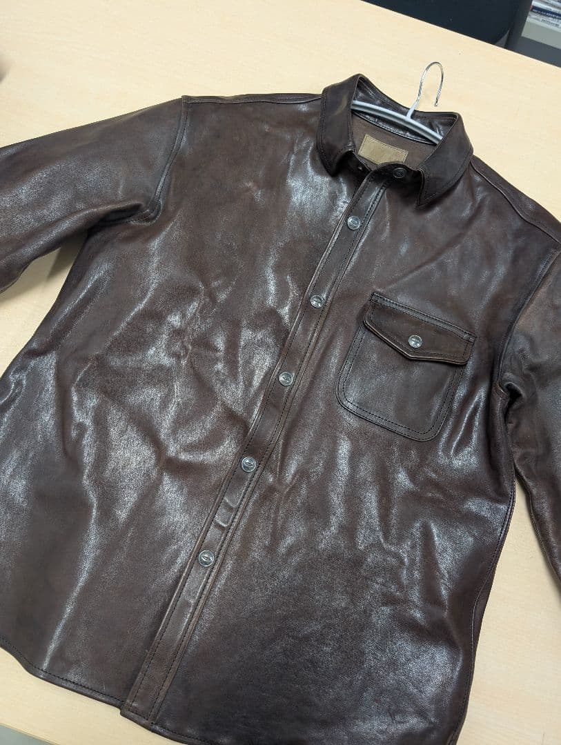 moto レザーシャツジャケット