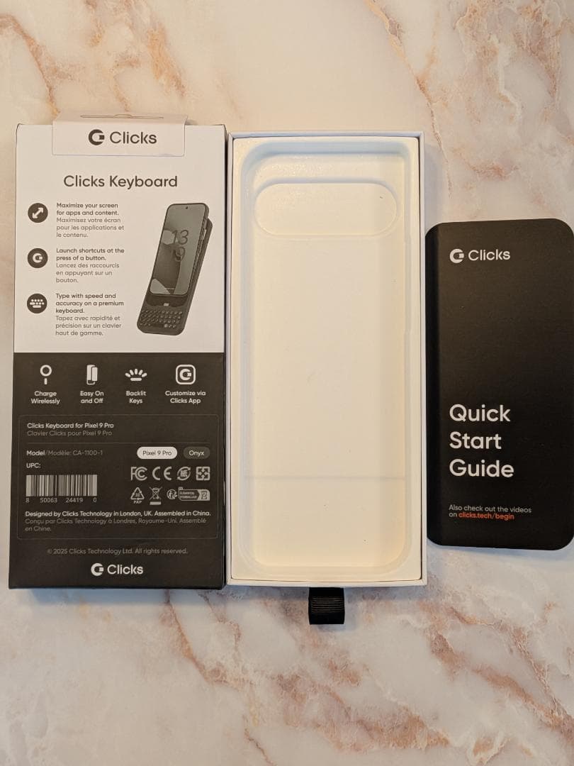 スマホアクセサリー Clicks Keyboard for Pixel 9/9 Pro