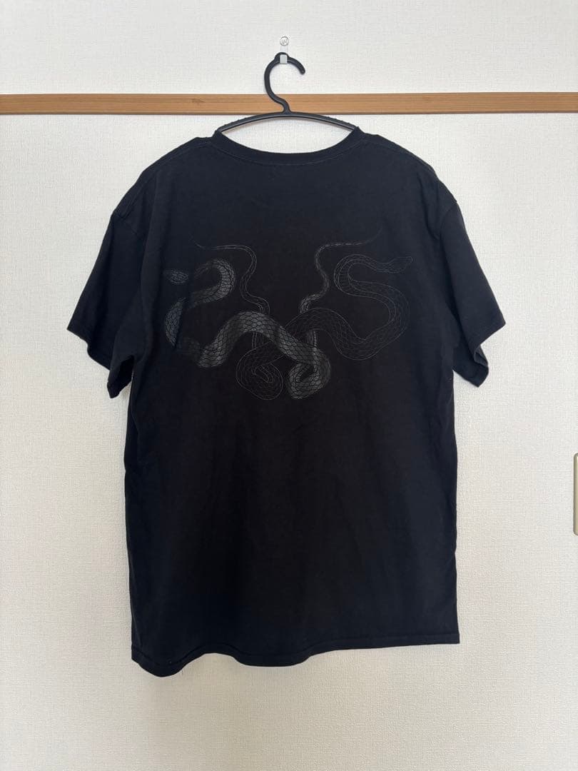 KNOSIS ロゴTシャツ 黒 バンドTシャツ モード　古着