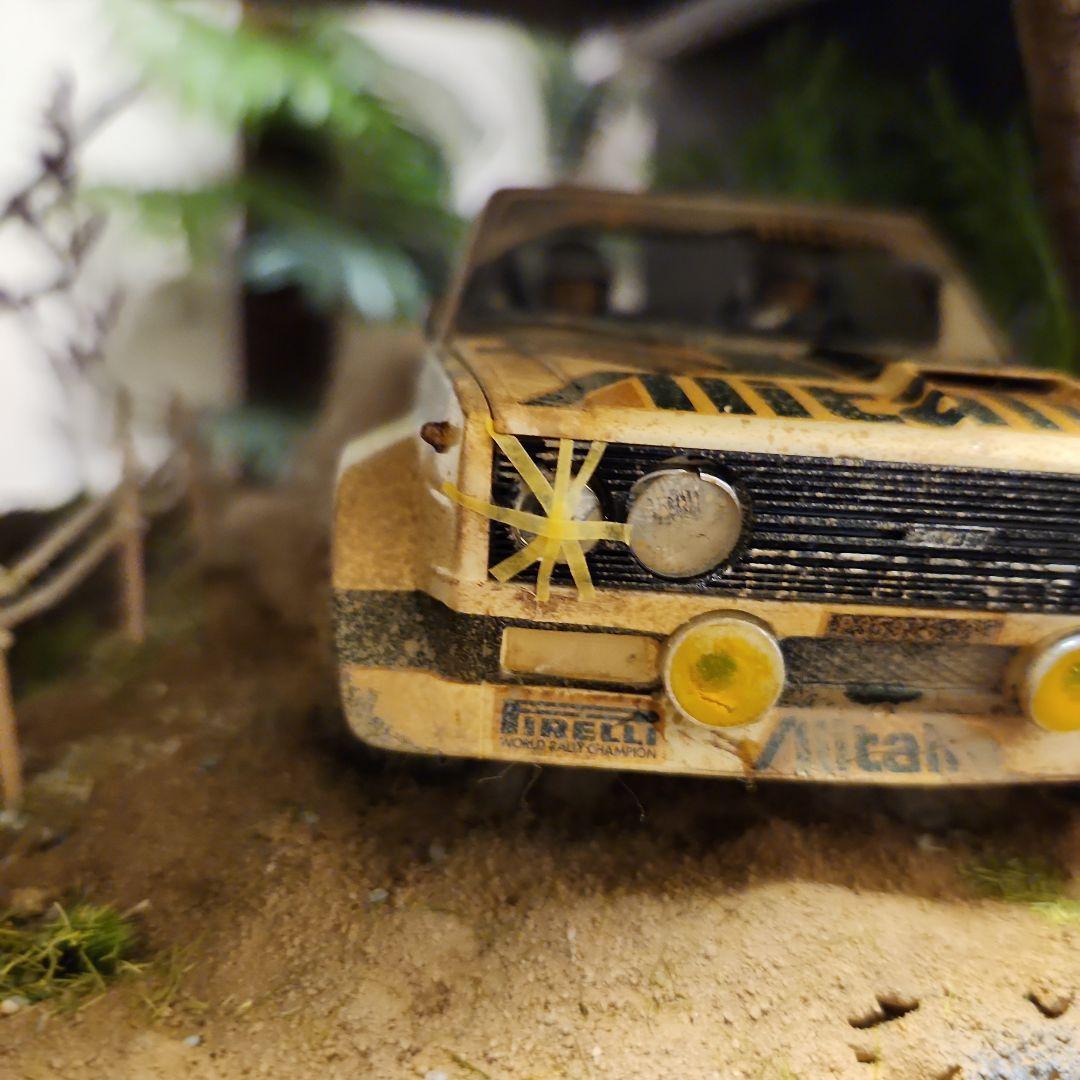1/24　 フィアット　131　ラリー　ジオラマ