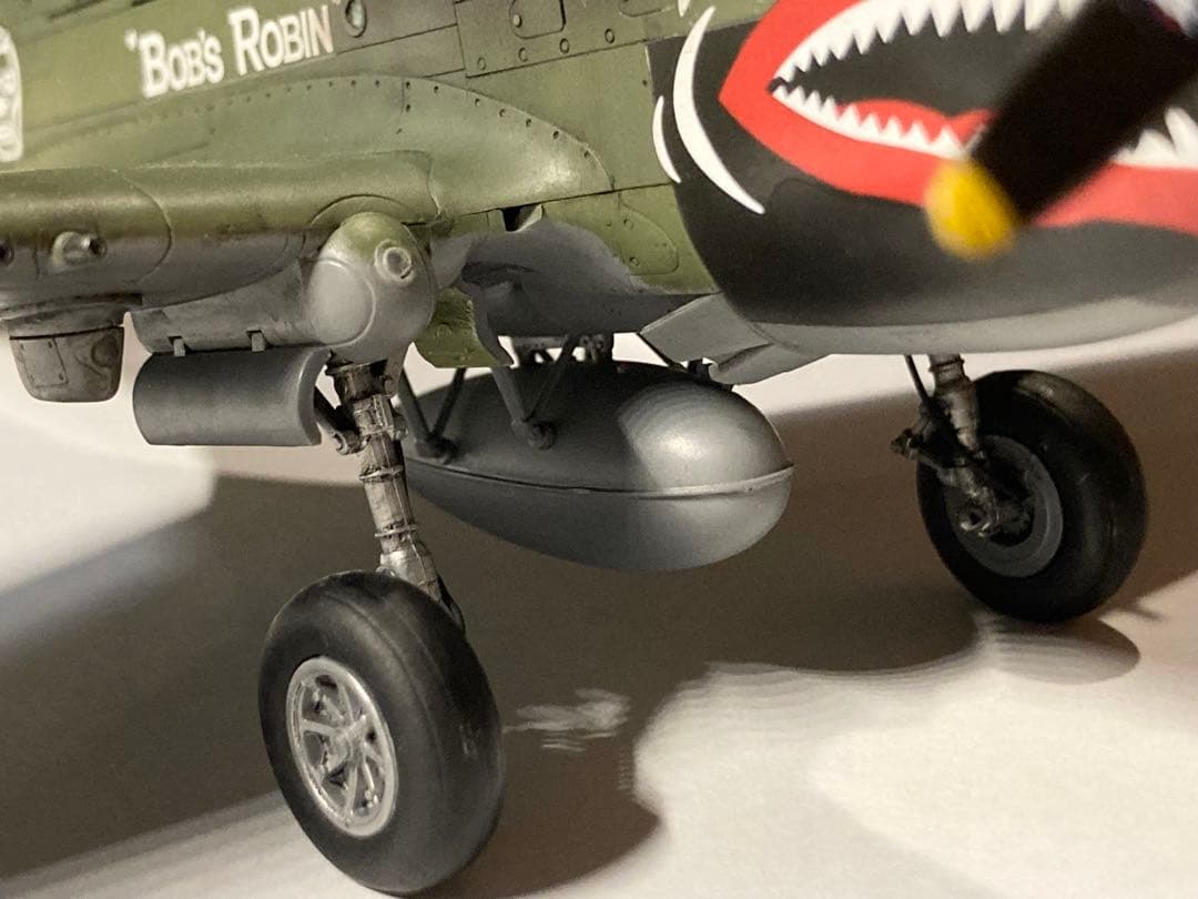 ムスタング/P-40E Warhawk (完成品)1/48 ハセガワ