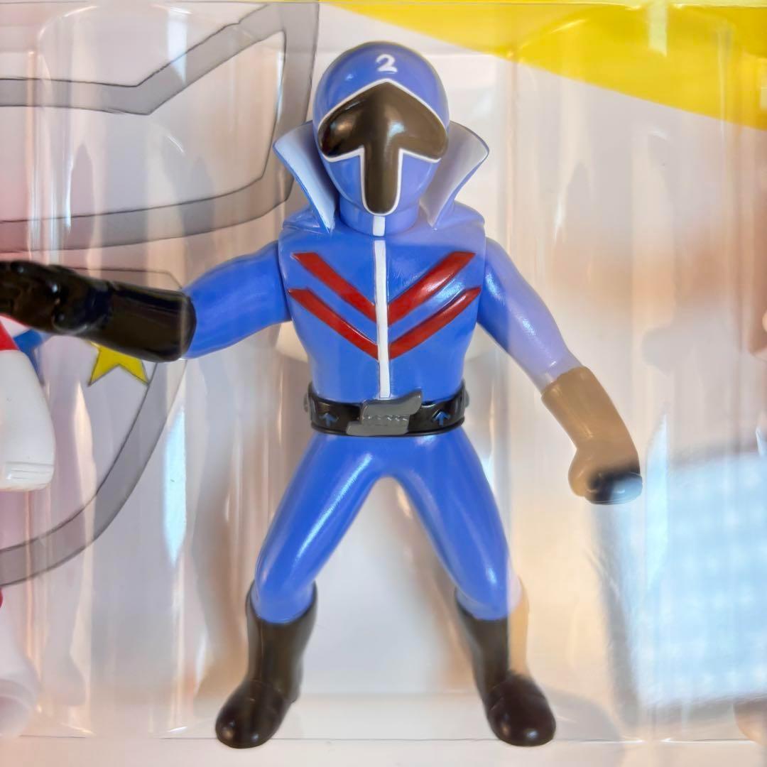 BANDAI 秘密戦隊ゴレンジャー ソフビセット 50周年限定品＋おまけ付