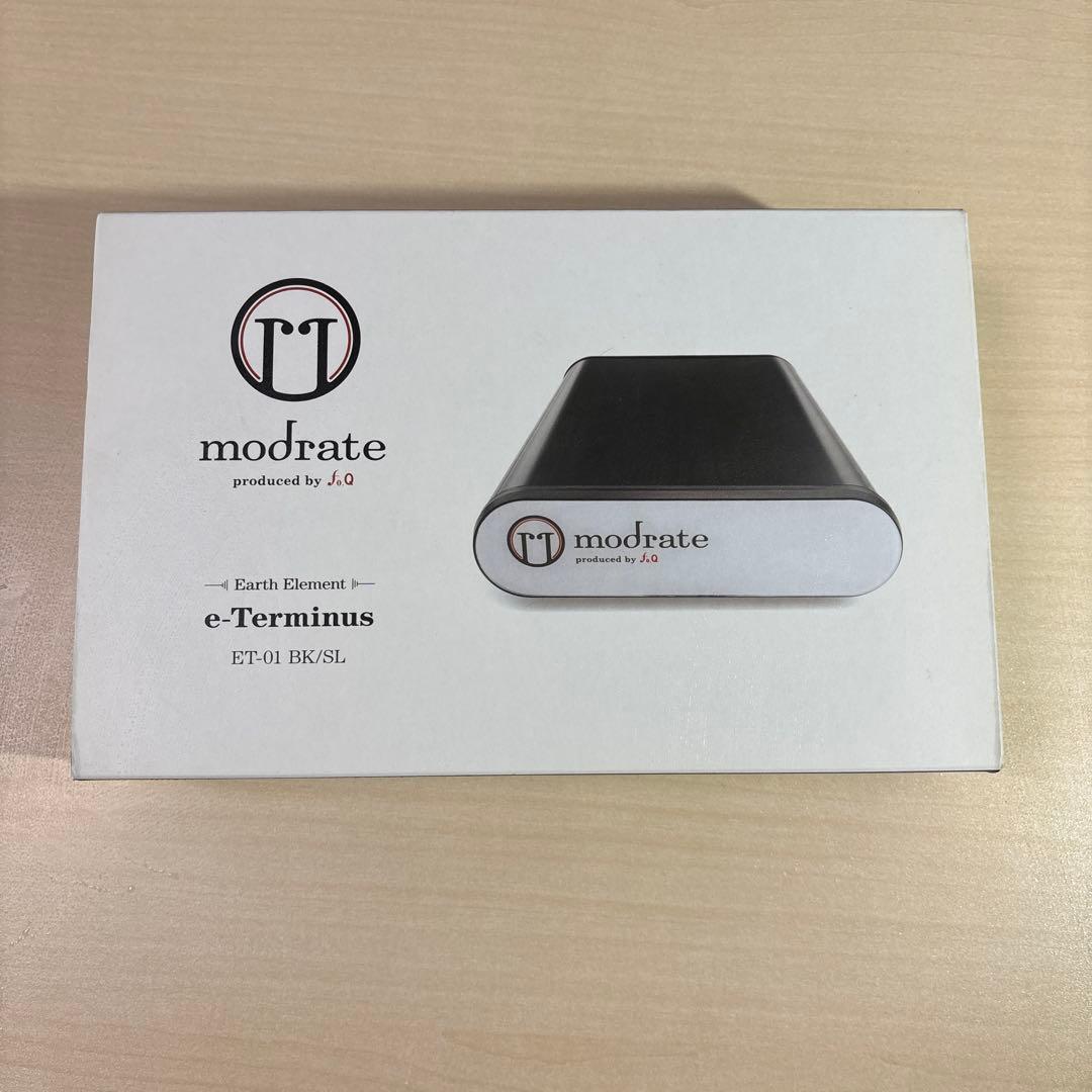 modrateET-01 BK/SL AV機器用仮想アース e-Terminus