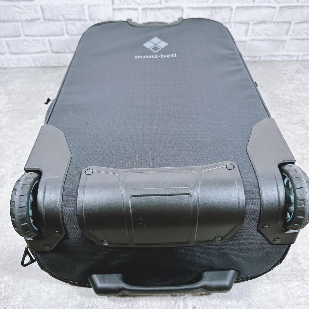 美品 モンベル ウィリーバッグ キャリーケース 機内持込 廃盤　レインカバー